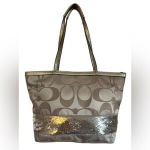 Coach Signature 17574 Tote Bag Purse